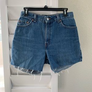Levi's vintage cut off shorts